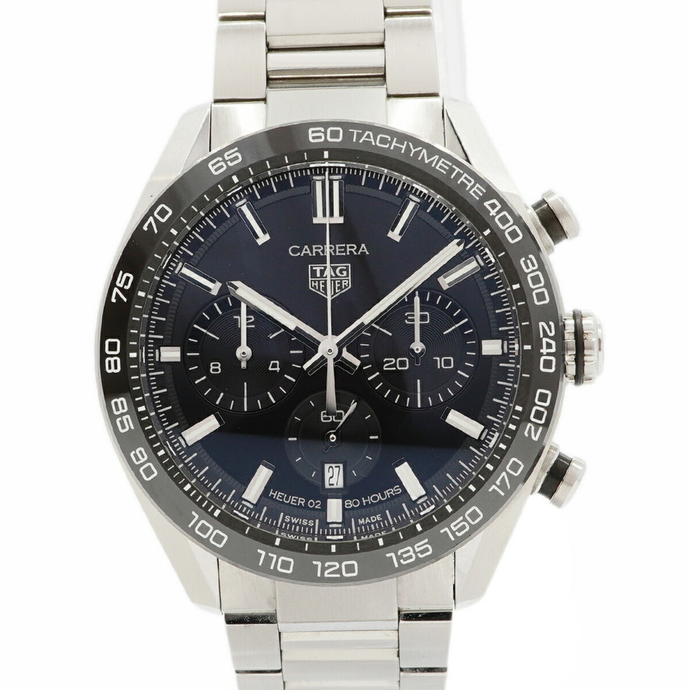 TAG Heuer Carrera Calibre 02 CBN2A1B Black Dial Men's Watch - Picture 1 of 9